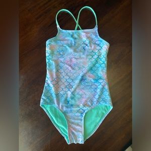 Mermaid scale bathing suit